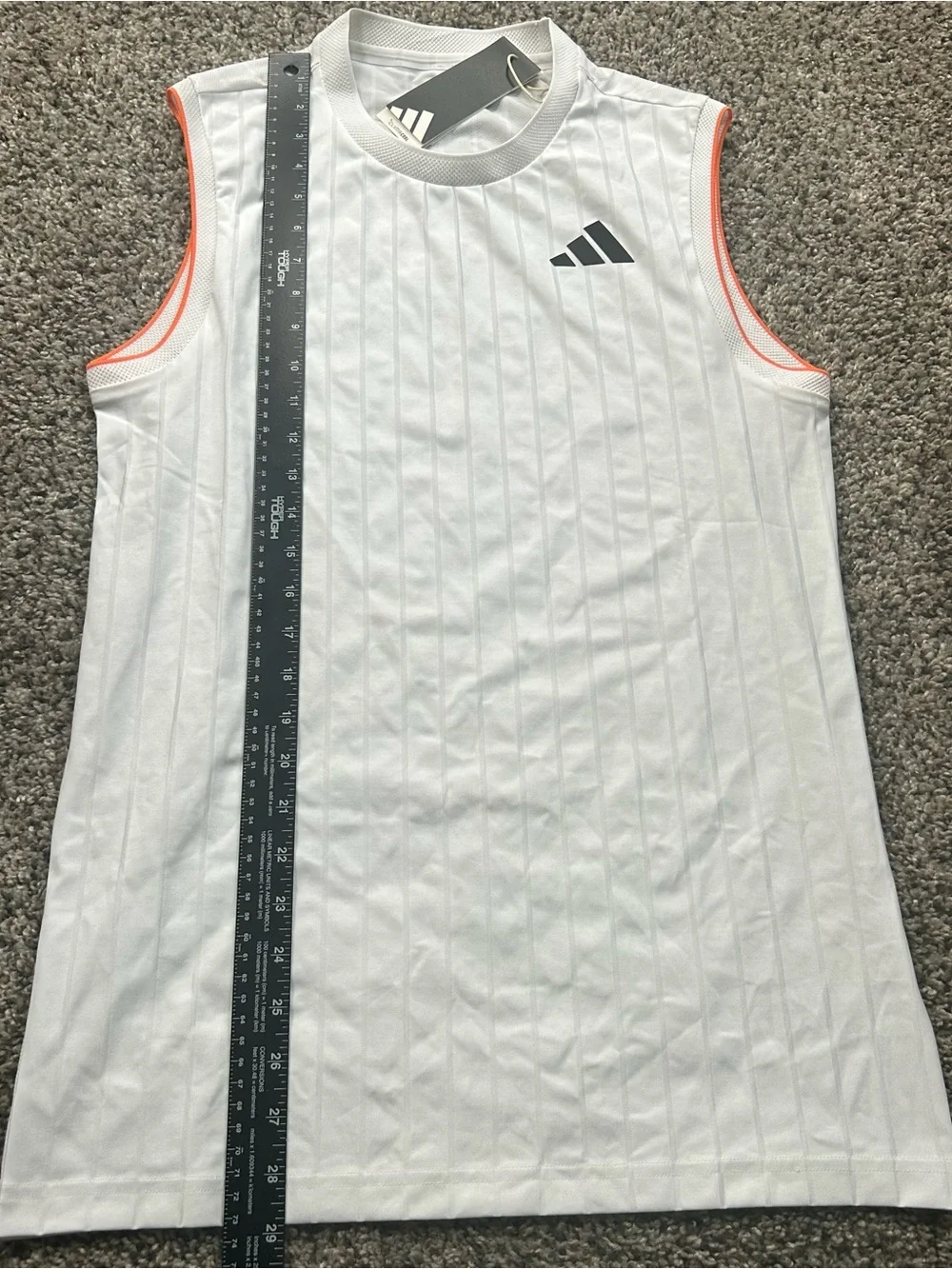 Adidas Climacool Tennis Tank Top Pro White Shirt Men’s Size Small KG6055